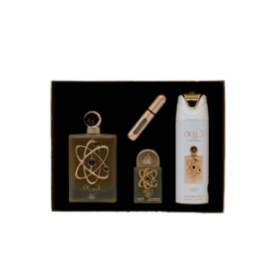Kit Tharwah Gold EDP 100ML + EDP 20ML + Spray 200ML Unissex - Lattafa