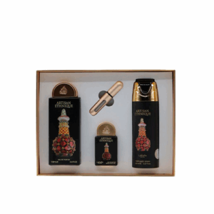 Kit Artisan Ethnique EDP 100ML + EDP 20ML + Spray 200ML Unissex - Lattafa